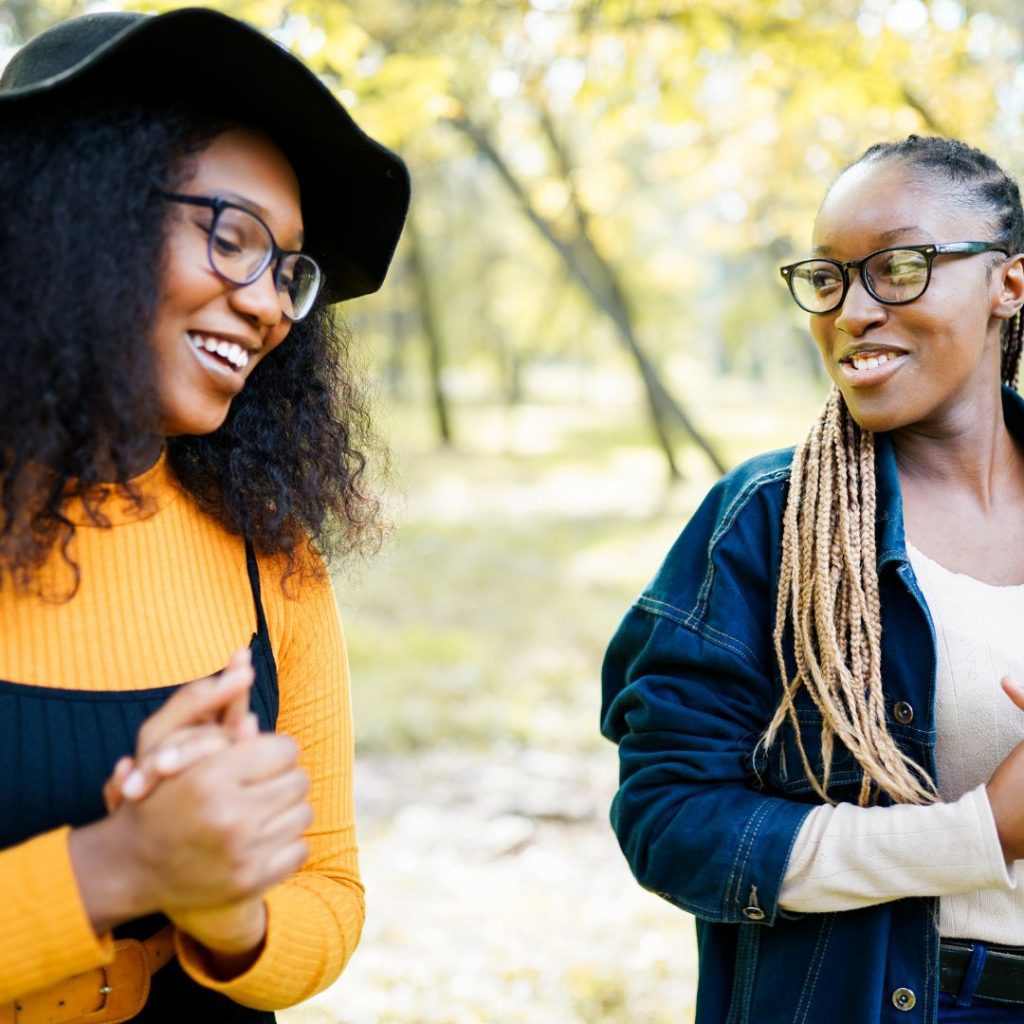 <strong>How You Can Support JARO Media</strong> 2 friends talking