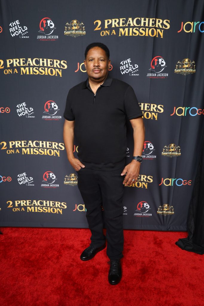 2 Preachers atl premiere producer Wayne Overstreet JaroGO red carpet atl IMG 6815 X4