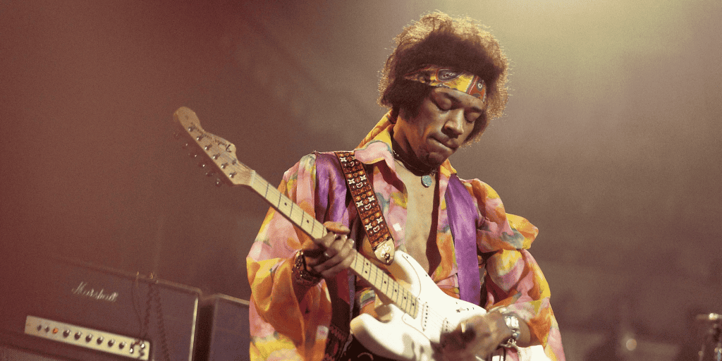 Jimi Hendrix in 1970 (Getty Images)