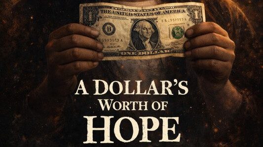 Official poster for A Dollar's Worth of Hope, a PVIFF 2026 finalist short film directed by EP McKnight.