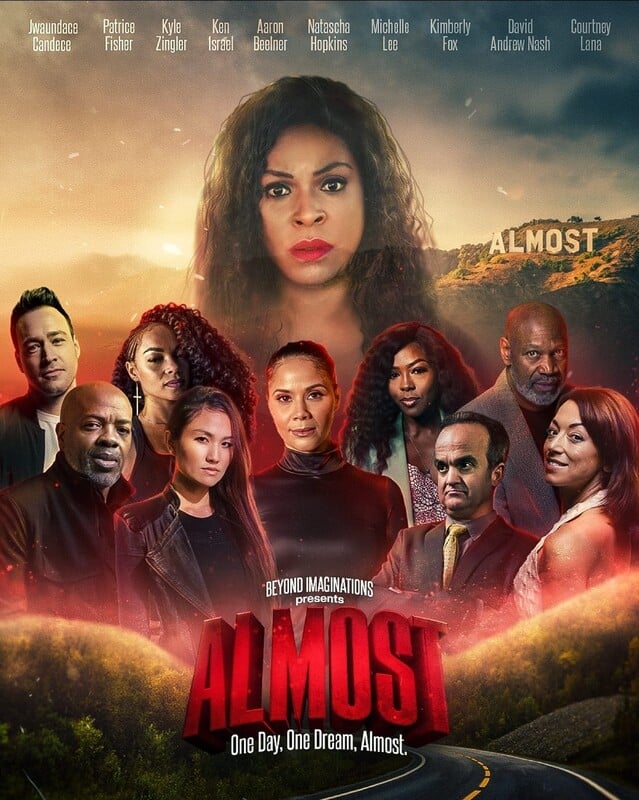 Official poster for Almost, a PVIFF 2026 finalist short film directed by Masýa Beyond Blackmon.
